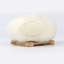 Hand-Crocheted Baby Yarn – Soft Premium Wool for Scarves, Hats, Sweaters & Crafting, Compatible with Knitting & Crocheting