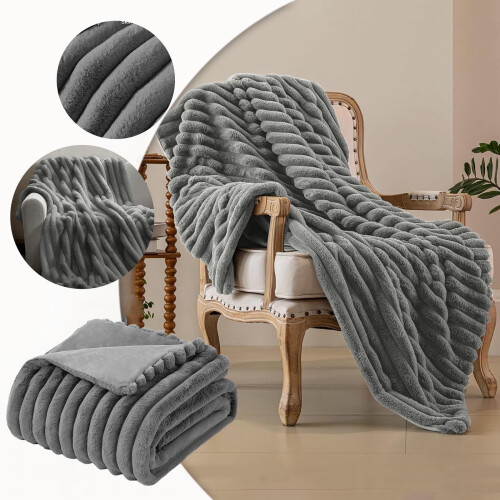 Wool Blanket Lightweight Oatmeal 7-Foot 1