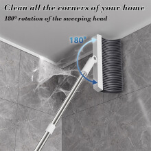 Upgraded Broom and Dustpan Set Home Storage and Organization