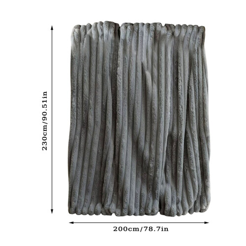 Wool Blanket Lightweight Oatmeal 7-Foot 2