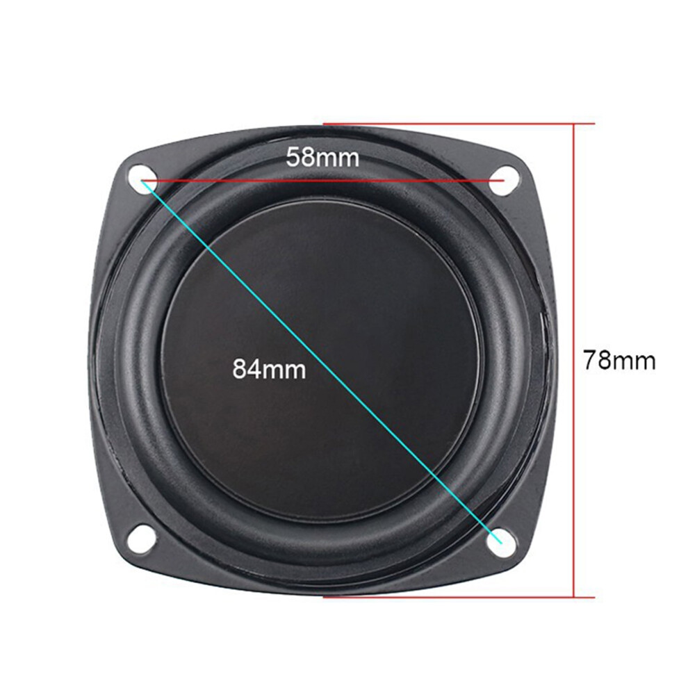 2/3/4Inch Bass Plate Passive Diaphragm Parts Diaphragm Bass Plates Woofer Plate 974856473700