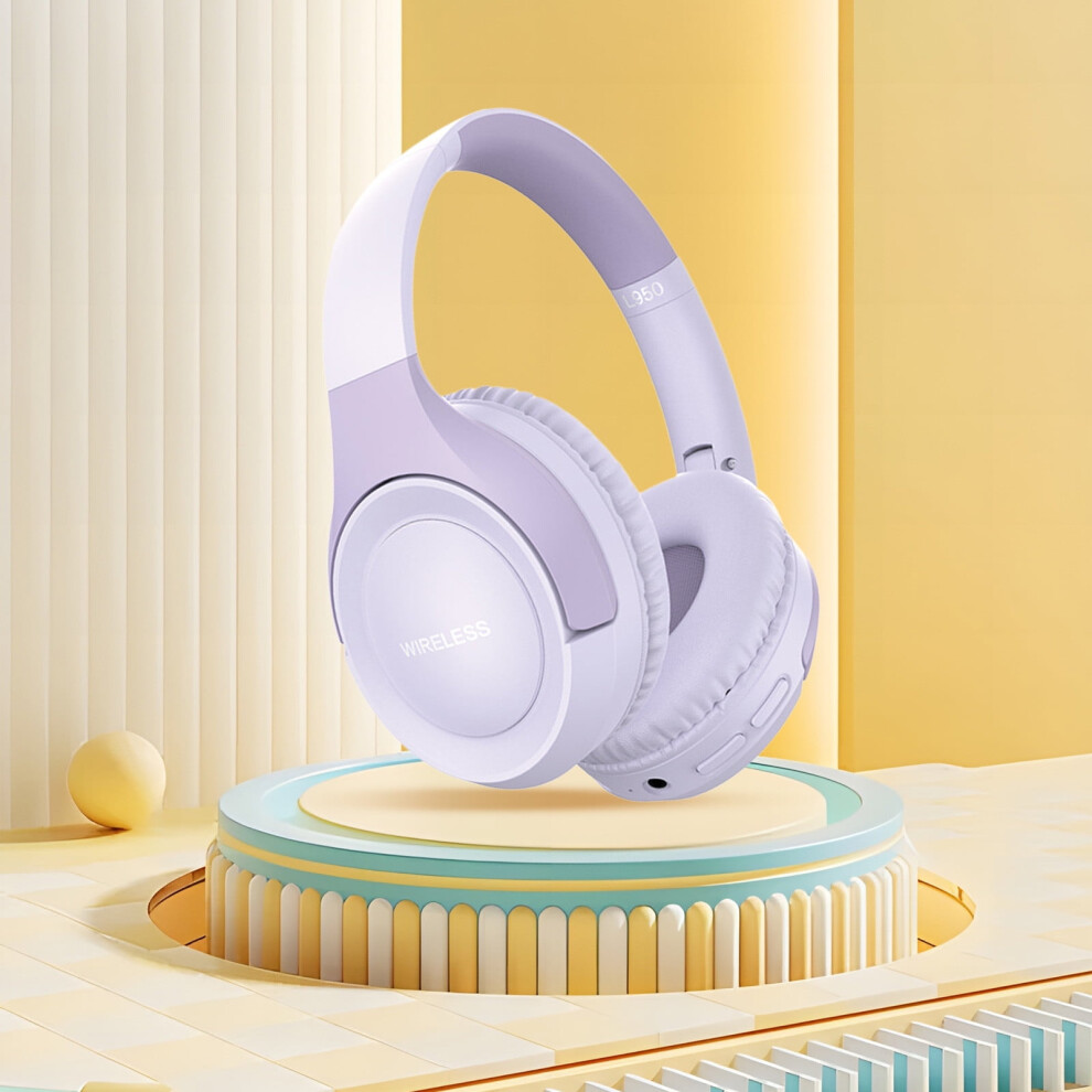 Lulshou Bluetooth Over-Ear Headphones, Noise Reduction, Hifi Stereo, Foldable, Lightweight, Deep Bass, Compatible With Xxx 9065194441092