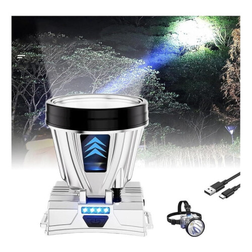 Super Bright 2p High Power Rechargeable Headlamp 1