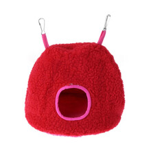 Clearance Large Winter Warm Bird Nest House Parrots Bird Bed for Cage Hanging Plush Hut Hut for African Grey Lovebird