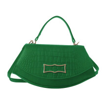 Klassieke handtas met reliëf, praktische en stijlvolle schoudertas, veelzijdige crossbodytas voor meisjes en vrouwen.