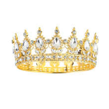 Luxurious Women's Crowns with Rhinestones Birthday Party Hairpieces Suitable for Weddings Proms and Special Occasion