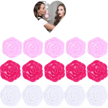 15 stuks compacte bruidsspiegels in de vorm van een roos – opvouwbaar, handzaam, zakformaat voor een bruidsdouche, feestcadeautjes of op reis;