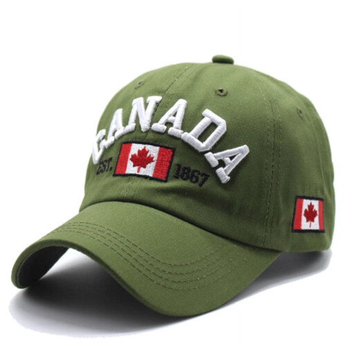 Snapback Hat with Canada Maple Leaf Embroidery Unisex 1