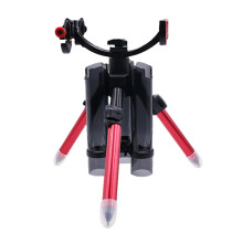 Fishing Rod Tripod Holder, Fishing Rod Holder Accessories, Lightweight Fishing Equipment Pole Stand, Foldable Stand Holder for Yacht Red 32cm