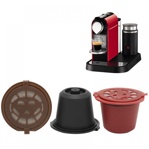 3 Pack Refillable Coffee Capsules for Keurig Brewers 1