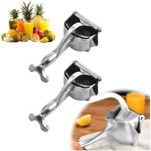 Heavy Duty Manual Fruit Juicer Large Bowl Aluminum Extractor