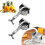 Heavy Duty Manual Fruit Juicer Large Bowl Aluminum Extractor 1