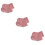 3Pièces Bébé Rose Coton Épais Confortables Pour - 9
