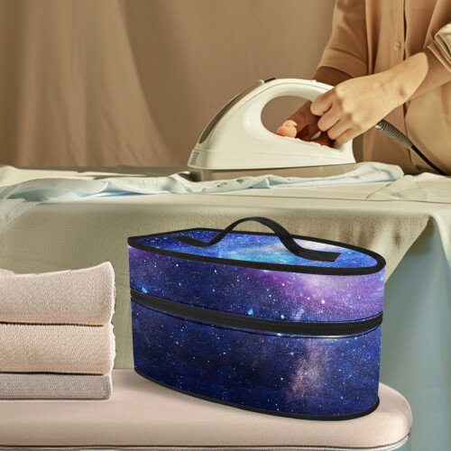 Handheld Garment Steamer Case Colorful Starry Sky Pattern Handle Easy to Clean, Bag Only 1