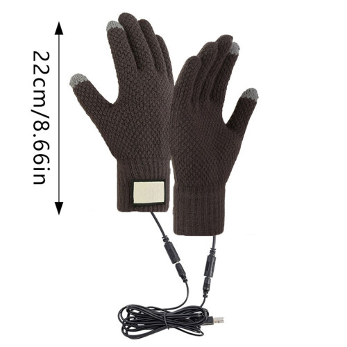 Γάντια αφής με θερμαινόμενη USB και επένδυση fleece για iPhone 1