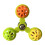 Interactive Parrots Toy Chewable Bells With Rotating Windmill for Mental 1