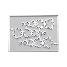 Geometrical Shape Die Cuts Water Droplet Metal Cutting Dies for DIY Card Making Embossing Scrapbooking Paper Decorations