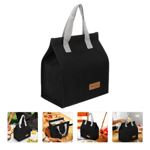 3Pièces Déjeuner Noir Résistant Portable Pour Bento Picnic 1