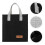 3Pièces Déjeuner Noir Résistant Portable Pour Bento Picnic 3