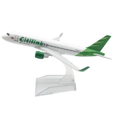 Indonesia Citilink A320 1/400 Scale 15cm Detailed Plane Model Alloy Aircraft Aviation Collectors Display