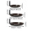 3-Tier Bird Feeder and Bath Tray with Plastic Bowl and 5