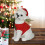 Julehundfigurer med hatter: Corgi, Bichon, Labrador 3