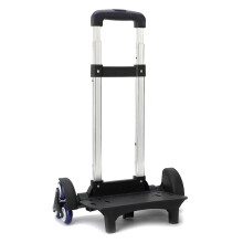 6 Wheels Backpack Trolley Foldable Trolley Cart with Telescopic Handle Luggage Travel Hand Cart for School Bags Backpack