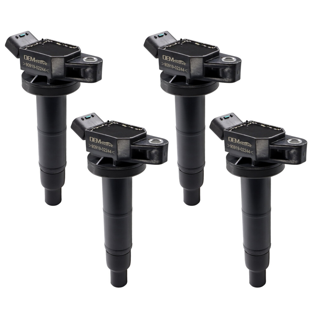 4Pcs Car Ignition Coils For Toyota Camry Corolla Highlander 90919-02244 673-1307 9065194443041