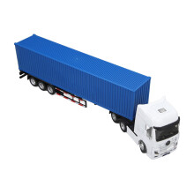 1:50 Scale Blue Container Truck Tipping Trailer for Kids 295mm