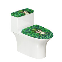 Pinguin-Toilettenschutzbezug aus Stretch-Polyester, wiederverwendbar