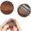 Mini Kalimba Thumb Piano Solid Wood 8 Key Portable with 6