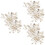 6St Beige Schoenclips Met Pumps En Bruiloft 6