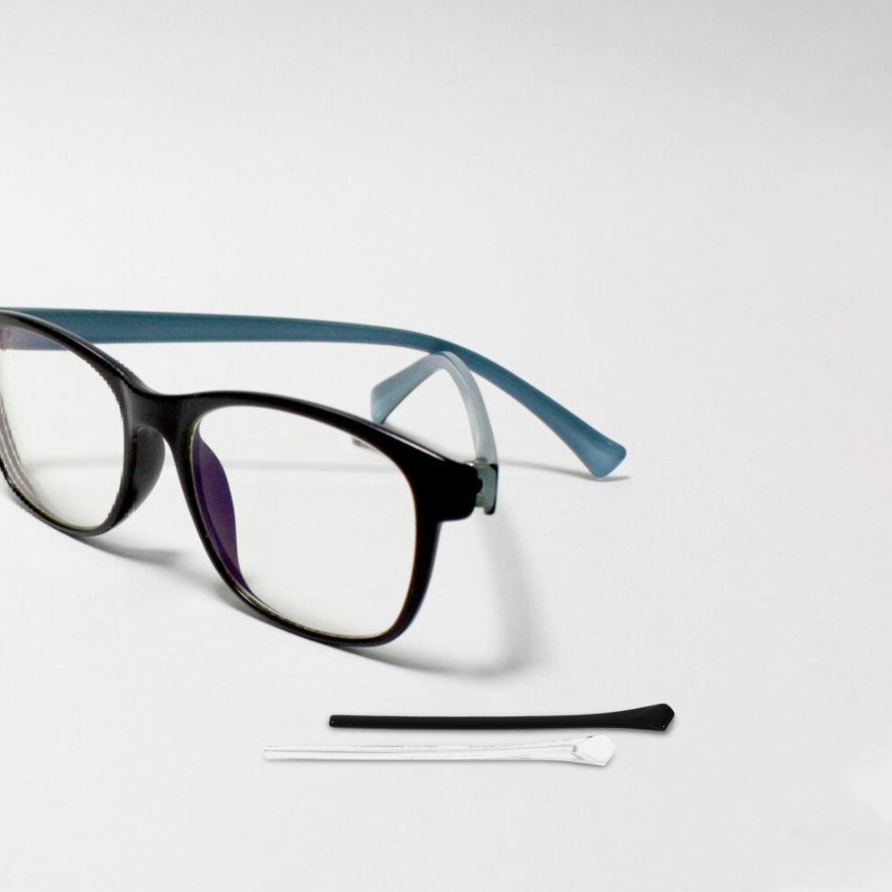 10Pairs Vintage Style Eyeglass Temple Sleeves with Dualcolor Antislip Design