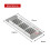 60Mm Aluminium Rectangular Cabinet Wardrobe Air Vent Grille Ventilation-Cover 2