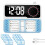 Visual Timer for Kid Temperature Date Display Silent Countdown Clock with Pen Slot Task Card for Student Educator ADHD 2