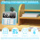 Visual Timer for Kid Temperature Date Display Silent Countdown Clock with Pen Slot Task Card for Student Educator ADHD 3