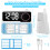 Visual Timer for Kid Temperature Date Display Silent Countdown Clock with Pen Slot Task Card for Student Educator ADHD 6