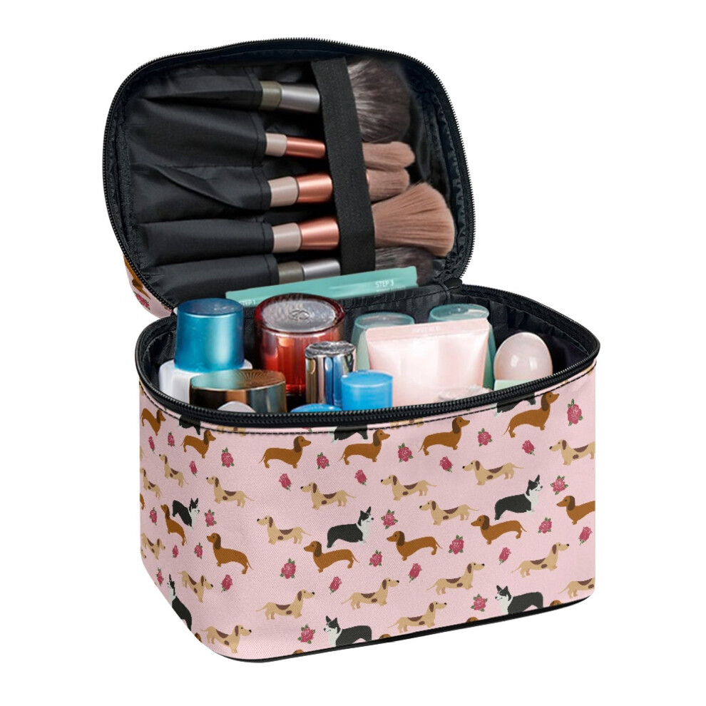 Makeup Organizer Bag Portable Durable Lightweight Puppy
