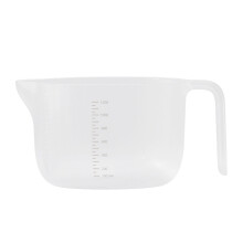 YFTDEF Multifunctional Measuring Cup with Scale & Pour Spout – Plastic Mixing Bowl for Cooking/Baking