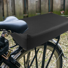 Electric Bike Rear Seat Cushion Black Weather Resistant 1Pack 11.8X7.1X2.5In
