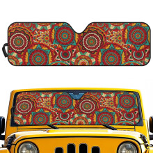Boho Mandala Windshield Sunshade for Jeep Wrangler TJ/JK/JL