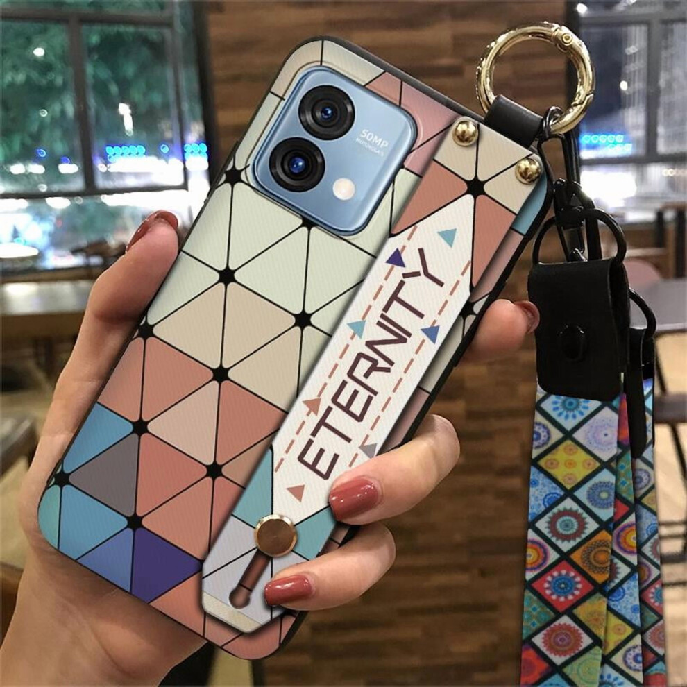 Moto G Stylus 5G 2023 Phone Case With Wristband, Soft Silicone Waterproof Dirt-Resistant Kickstand Cover 9085618498150