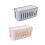 WHAMVOX Wire Storage Box Grey 2 Pack 13.5 cm 4