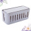 WHAMVOX Wire Storage Box Grey 2 Pack 13.5 cm 7