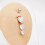 Sterling Silver Dangle Heart Belly Button Ring 6.5mm 4