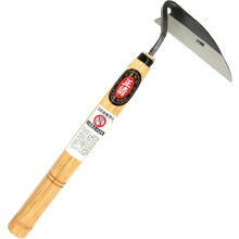 Outil de jardin japonais Kana Hoe217 – Houe/faucille à main pour désherber et cultiver, lame tranchante, compatible avec les mains gauchers