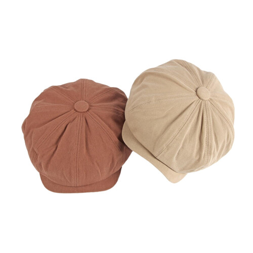 Cotton Octagonal Beret Hat for Men and Women 2