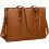 Leren laptoptas voor dames, 15,6 inch, waterdicht, groot formaat 1