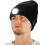 Gorro Bluetooth com luz, recarregável via USB, lanterna de cabeça sem fio, microfone e alto-falantes estéreo – Compatível com iPhone/Android 5