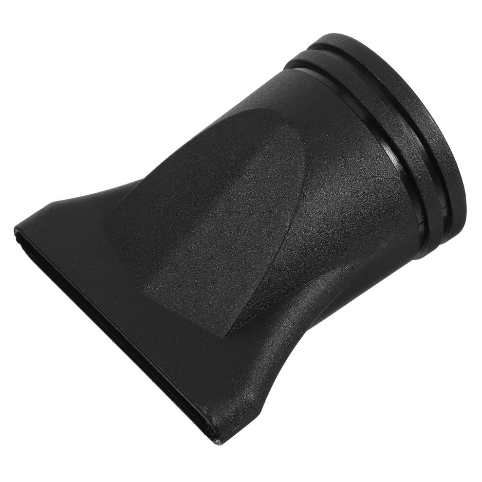 Black Plastic Hair Dryer Concentrator Nozzle for Even Heat Distribution